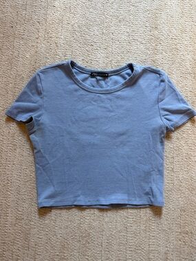 Zara Light Blue Tee